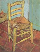 Vincent Van Gogh Vincent's Chair with His Pipe (nn04) oil painting